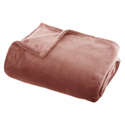 Plaid flanelle 130 x 180 cm Blush Atmosphera