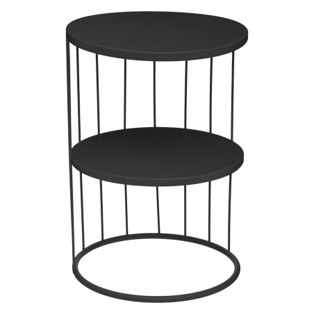 Table d'appoint déco Kobu Atmosphera Noir