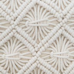 Coussin macramé "été" 40 x 40 cm Atmosphera