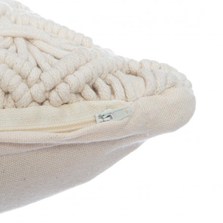 Coussin macramé "été" 40 x 40 cm Atmosphera