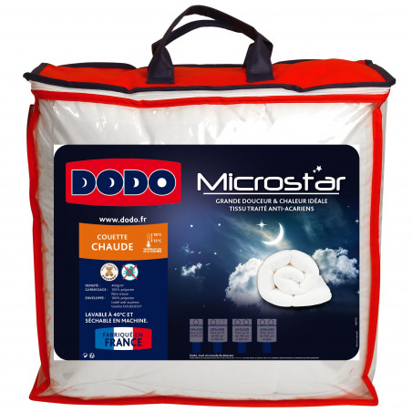 Couette Dodo Microstar 220 x 240 cm pour lit 2 places