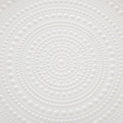 Table café Miléo nomade ronde blanc Atmosphera