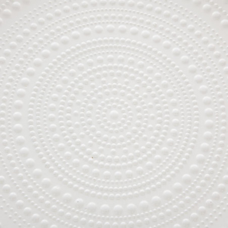 Table café Miléo nomade ronde blanc Atmosphera