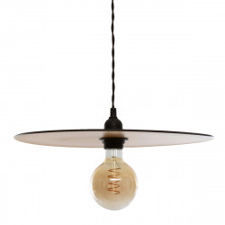 Suspension métal noir et or "Loft" Diamètre 38 cm d'Atmosphera