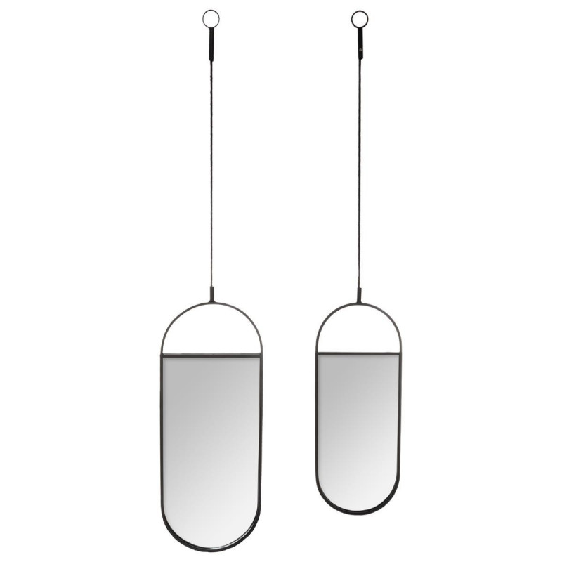 Lot de 2 miroirs ovales suspendus Atmosphera.