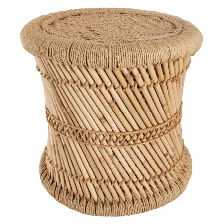 Ensemble de 2 tables d'appoint naturel en corde Atmosphera