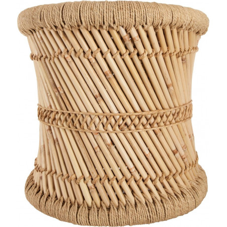 Ensemble de 2 tables d'appoint naturel en corde Atmosphera