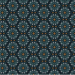 Housse de coussin Rosace Pompons 40 x 40 cm Atmosphera