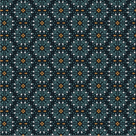 Housse de coussin Rosace Pompons 40 x 40 cm Atmosphera