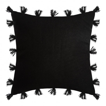 Housse de coussin Rosace Pompons 40 x 40 cm Atmosphera