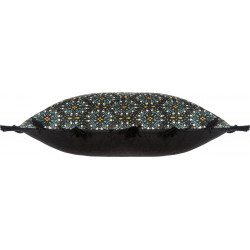 Housse de coussin Rosace Pompons 40 x 40 cm Atmosphera