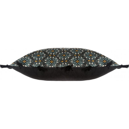 Housse de coussin Rosace Pompons 40 x 40 cm Atmosphera