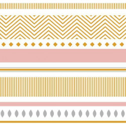 Housse de coussin Géométrique Blush 40 x 40 cm Atmosphera