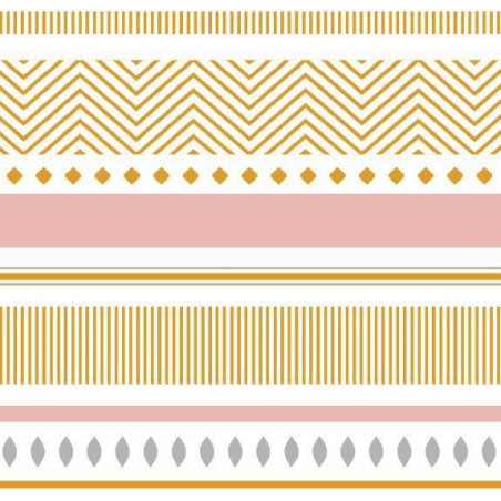 Housse de coussin Géométrique Blush 40 x 40 cm Atmosphera