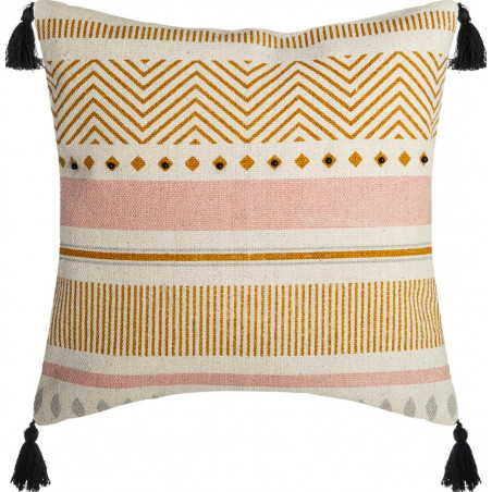 Housse de coussin Géométrique Blush 40 x 40 cm Atmosphera