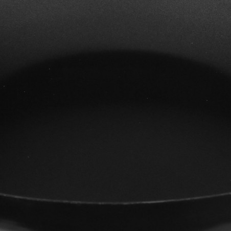 Wok acier carbone 35 cm avec manche en bois Secret de Gourmet