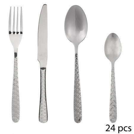 Ménagère 24 pièces "Flora" Secret de gourmet