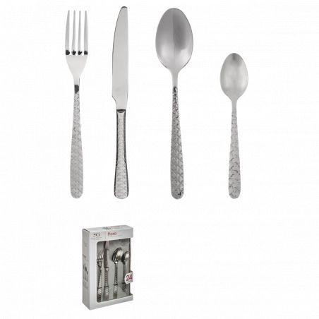Ménagère 24 pièces "Flora" Secret de gourmet