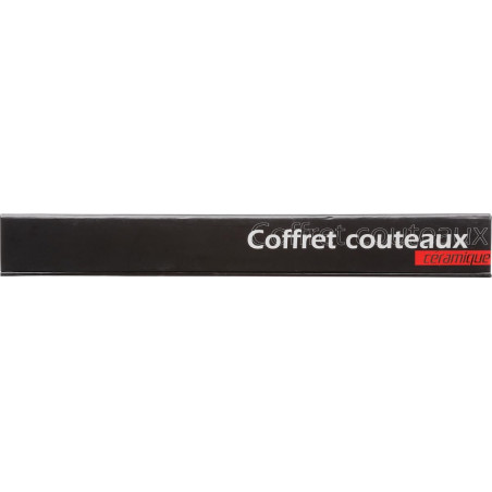 Coffret de 3 couteaux céramique  Secret de Gourmet