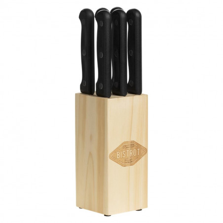 Bloc couteaux 6 pièces "Cadence" Secret de Gourmet