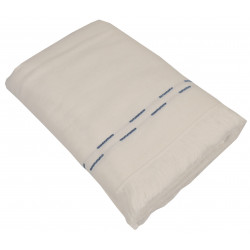 Lot de 2 foutas Corfou 90 x 185 cm 100% coton grand teint - 340 g/m² - 1 face toile, 1 face bouclette
