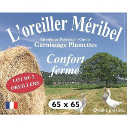 PACK COUETTE DODO SCANDINAVE 240 x 260 + 2 OREILLERS 65 x 65 cm pour lit 2 places "King Size"