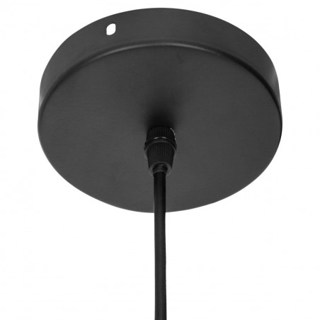 Suspension "Jena" en métal filaire Hauteur 25 cm Noir Atmosphera