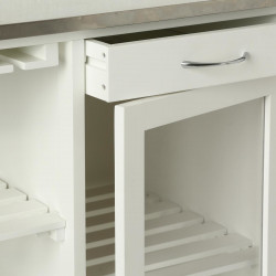 Desserte & plateau en inox Grand modèle Atmosphéra