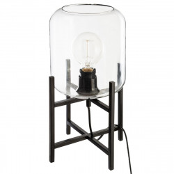 Lampe en métal & verre hauteur 35 cm d'Atmosphera