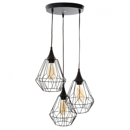 Suspension en métal filaire x 3 "Kaore" Atmosphera