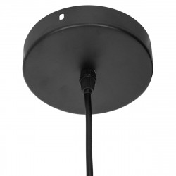 Suspension Noire "Zania" en métal filaire Hauteur 52 cm Atmosphera