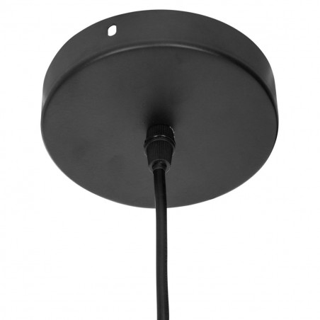 Suspension Noire "Zania" en métal filaire Hauteur 52 cm Atmosphera