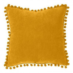 Coussin pompons 40 x 40 cm Atmosphera