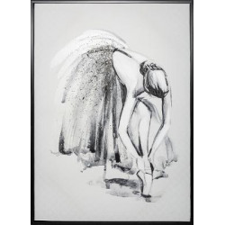 Toile imprimée cadre Danse 50 x 70 cm Atmosphera