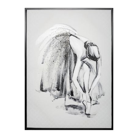 Toile imprimée cadre Danse 50 x 70 cm Atmosphera