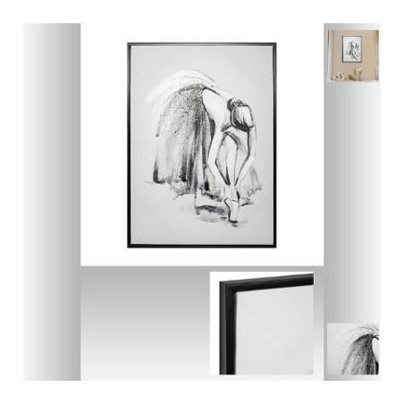 Toile imprimée cadre Danse 50 x 70 cm Atmosphera
