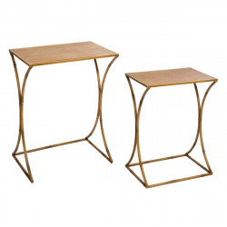Ensemble de 2 tables d'appoint métal "Asco" Atmosphera