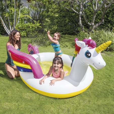 Piscinette Fontaine "Licorne Magique" Intex