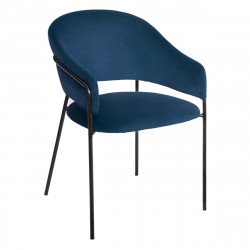 Fauteuil "Siron" en velours Atmosphera