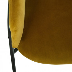 Fauteuil "Siron" en velours Atmosphera