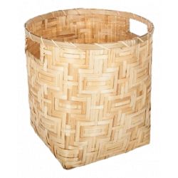 Lot de 3 paniers deco bambou naturel Atmosphera