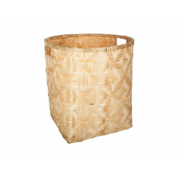 Lot de 3 paniers deco bambou naturel Atmosphera