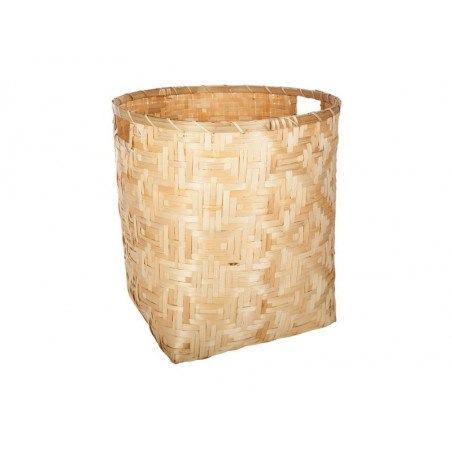 Lot de 3 paniers deco bambou naturel Atmosphera