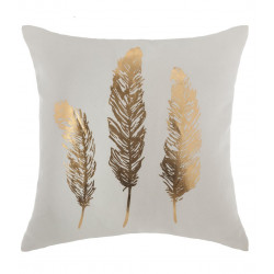 Coussin Plume Gold Silver 40 x 40 cm Atmosphera