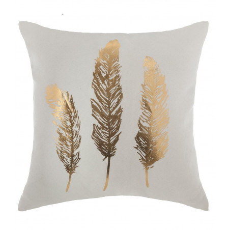 Coussin Plume Gold Silver 40 x 40 cm Atmosphera