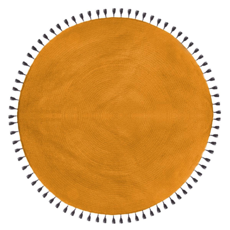 Tapis rond coton "Pop" diamètre 120 cm Atmosphera