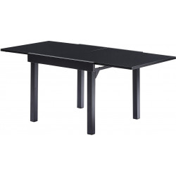 Table de jardin Modulo T 4 / 8 Full Verre Noir