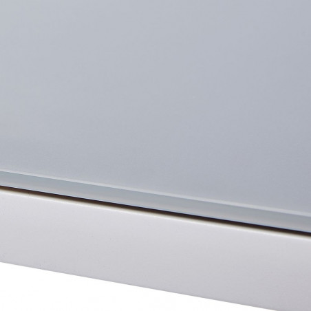 Table de jardin Modulo T 4 / 8 Full Verre Blanc
