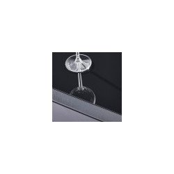 Salon de jardin Ensemble Modulo T 6/10 + F 10 Full Verre Noir