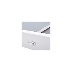 Table de jardin Modulo T 8/12 Full Verre Blanc